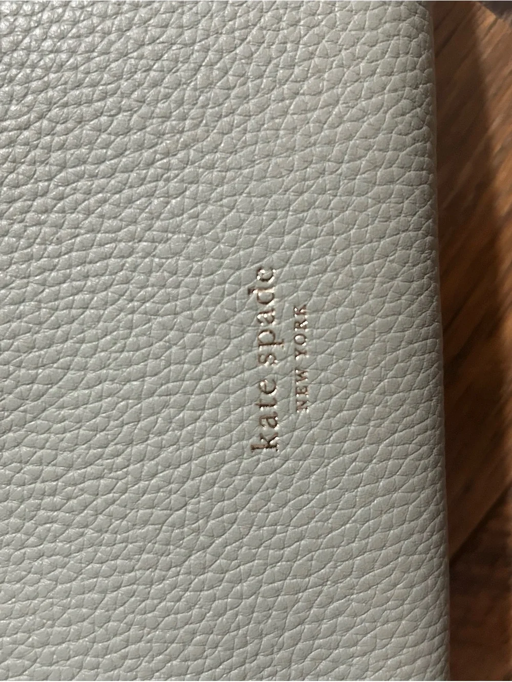 kate spade compact pebbled